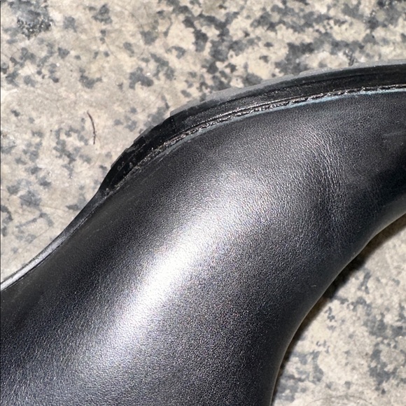 Sam Edelman Kaiti Block heel Black Leather Ankle Boots - Picture 5 of 9